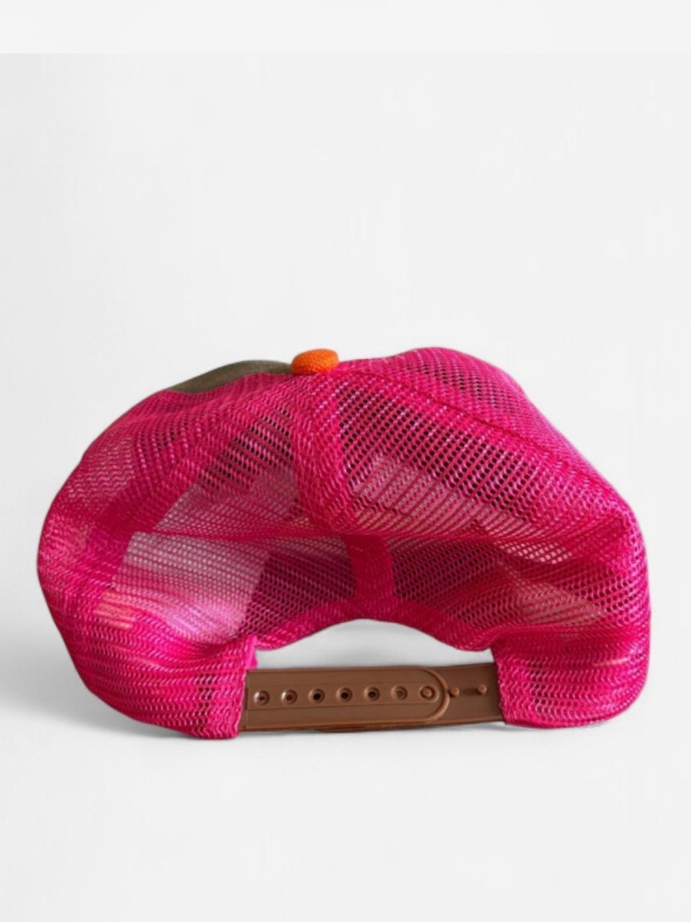 Natural Life agree Spirit Multicolor Trucker Hat - Olive & Pink - Picture 3 of 6